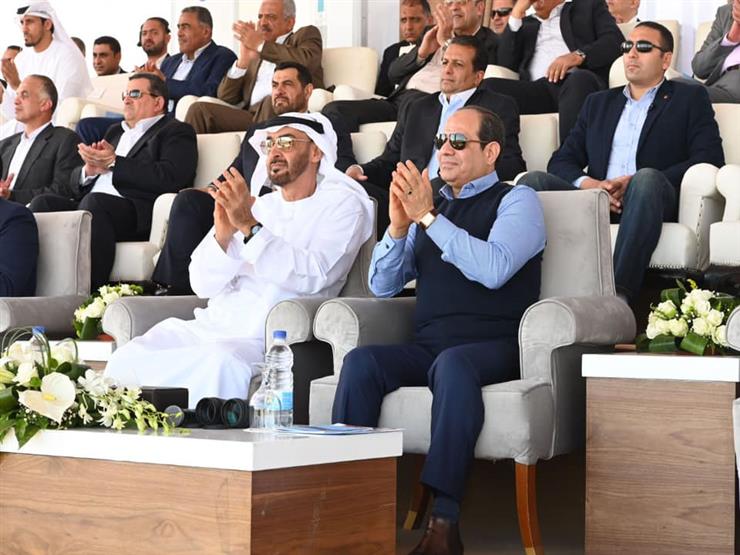 حدث في 8 ساعات| السيسي و"بن زايد" يفتتحان مهرجان "سباق الهجن الدولي".. والأرصاد تحذر حدث في 8 ساعات| السيسي و"بن زايد" يفتتحان مهرجان "سباق الهجن الدولي".. والأرصاد تحذر