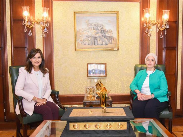 وصلت إلى نجاحات ومراكز مرموقة.. وزيرة الهجرة تلتقي إحدى النابغات المصريات بالخارج وصلت إلى نجاحات ومراكز مرموقة.. وزيرة الهجرة تلتقي إحدى النابغات المصريات بالخارج