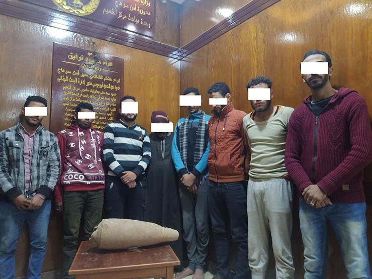 حبس أصحاب واقعة التنقيب عن الآثار بسوهاج مصراوى