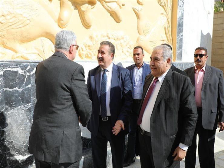 محافظ المنوفية يستقبل وزيرة التضامن ورئيس المحكمة الدستورية مصراوى