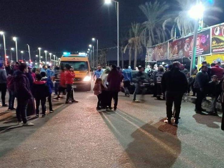 إصابة 3 أشخاص سقط بهم "مدرج السيرك" في السويس إصابة 3 أشخاص سقط بهم "مدرج السيرك" في السويس