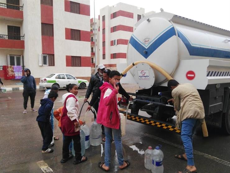 عودة ضخ المياه بشكل جزئي لمدينة الطور عودة ضخ المياه بشكل جزئي لمدينة الطور