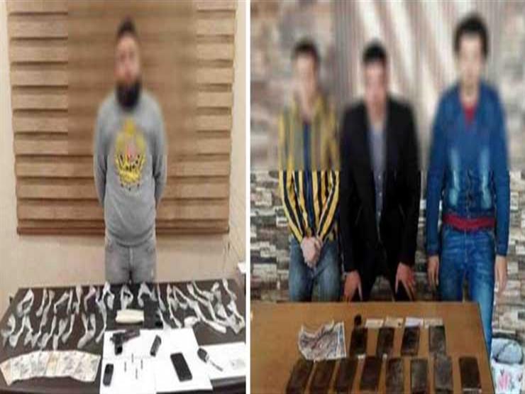 ضبط 4 أشخاص بحوزتهم مخدرات وطبنجة في القاهرة ضبط 4 أشخاص بحوزتهم مخدرات وطبنجة في القاهرة