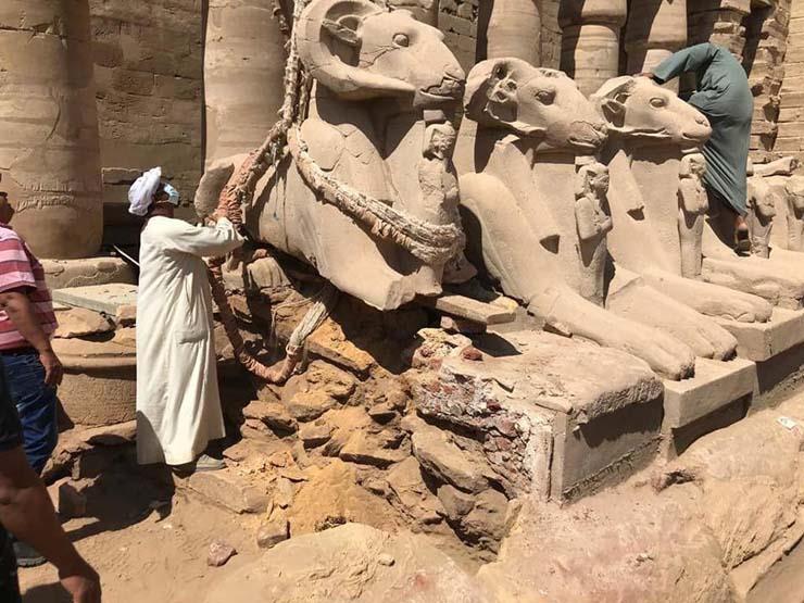 مسؤول ترميم "كباش الكرنك": انتقادات "السوشيال ميديا"غير مُنصفة ونعمل في ظروف صعبة بسبب "كورونا" مسؤول ترميم "كباش الكرنك": انتقادات "السوشيال ميديا"غير مُنصفة ونعمل في ظروف صعبة بسبب "كورونا"