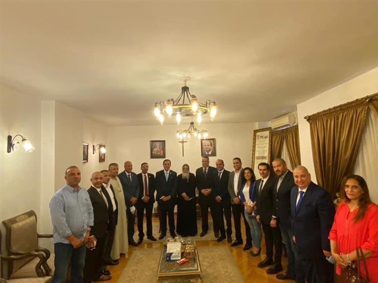 أسقف أكتوبر وأوسيم يستقبل علاء عابد وأحمد دياب ومرشحي مستقبل وطن في الجيزة أسقف أكتوبر وأوسيم يستقبل علاء عابد وأحمد دياب ومرشحي مستقبل وطن في الجيزة