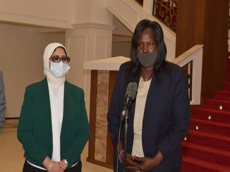 رئيس المخابرات العامة ووزيرة الصحة ومسؤولون بجنوب السودان يفتتحون "المركز الطبي المصري" بجوبا رئيس المخابرات العامة ووزيرة الصحة ومسؤولون بجنوب السودان يفتتحون "المركز الطبي المصري" بجوبا