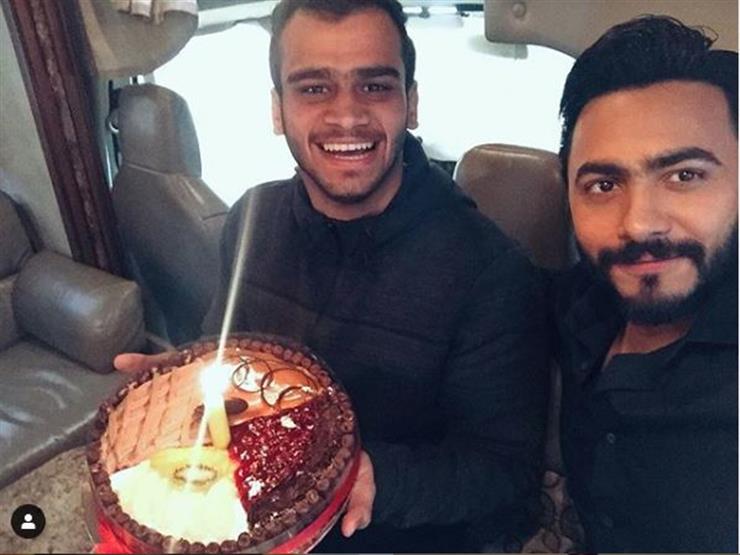 معلومات عن مصطفى حفناوي من محبي تامر حسني وهذا حلمه مصراوى