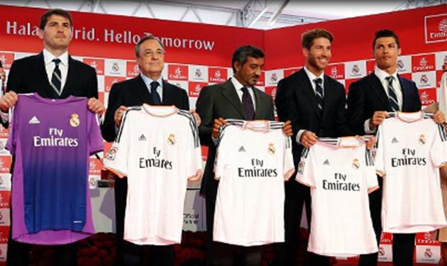 طيران الإمارات يرعى ريال مدريد مقابل 150 مليون يورو يلاكورة